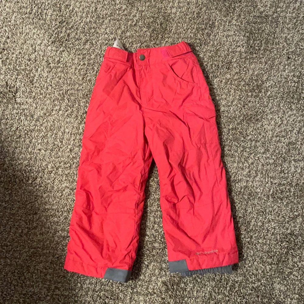 Kids Columbia snow pants.